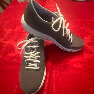 Skechers Go Walk Gray/Blue Sneakers - size 10